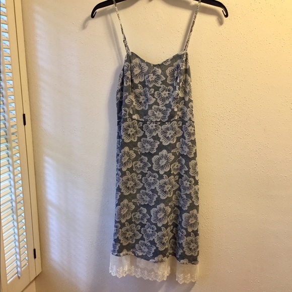 Floral slip spaghetti strap dress - Picture 1 of 5